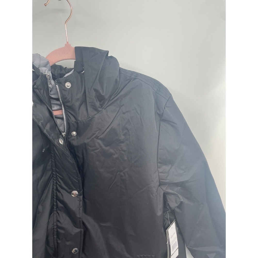 Big Chill Rain Jacket Womens 2X Plus Black Lightweight Waterproof Hooded NWT - Picture 11 of 16